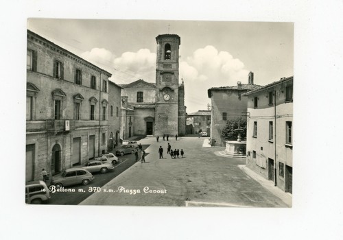 Cartolina bettona piazza - -,