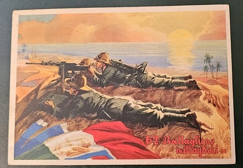 Cartolina lxii battaglione - lxii°,