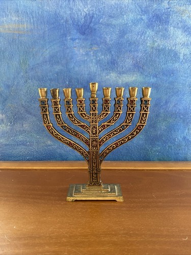 Candelabro ebraico vintage - ebraico, a