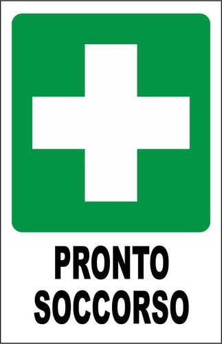 Cartello segnaletico pronto - cartello,