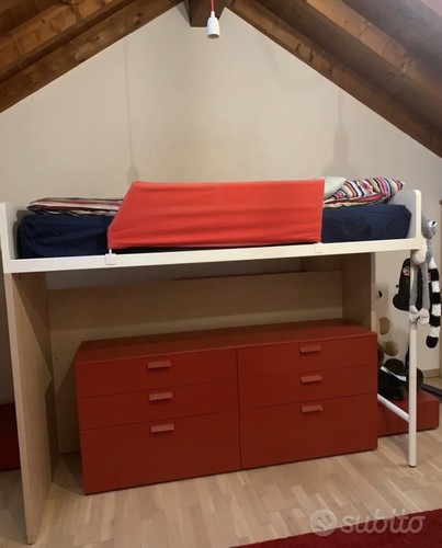 Struttura letto singolo - letto,