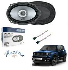 ALPINE SXE-6925S CASSE JEEP RENEGADE OVALI 2 VIE 6x9" 280 Watt AUTO ALTOPARLANTI