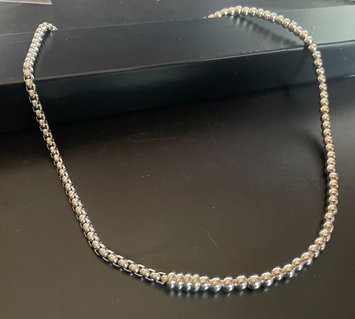 Collana catenina acciaio - in,
