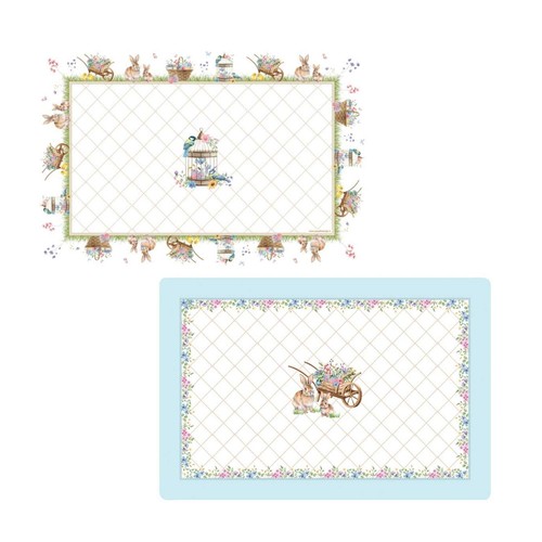 6er set tovagliette spring - set,