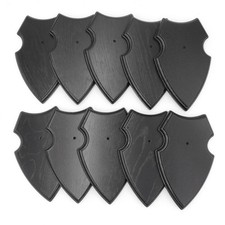 10 Pezzi Scudi Araldici AF 19 x12 Cm Cervo Scudo Trofei In Quercia Scura