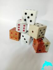 DADI IN MARMI VARI CM. 4X4X4