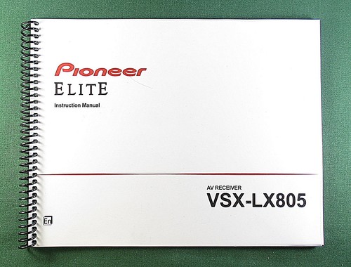 Pioneer vsx lx805 instruction - pioneer,