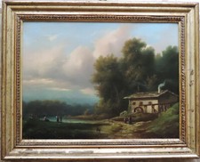 Oil painting on canvas first