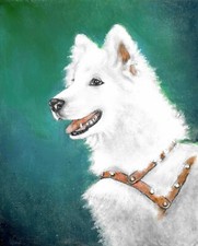 ✿ ORIGINAL Oil Dog Portrait