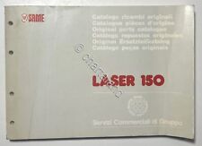 Catalogo Parti di Ricambio Originali SAME Trattori - Laser 150 - ed. 1989