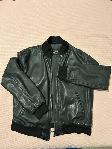 Giacca pelle marrone scuro - giacca,