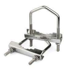 2PCS V/U-Bolt palo morsetto