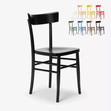 Sedia moderna milano legno - sedia,