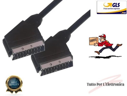Cavo scart 21 - scart, poli