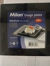 Piatto IN MELANINA NERO PEZZI