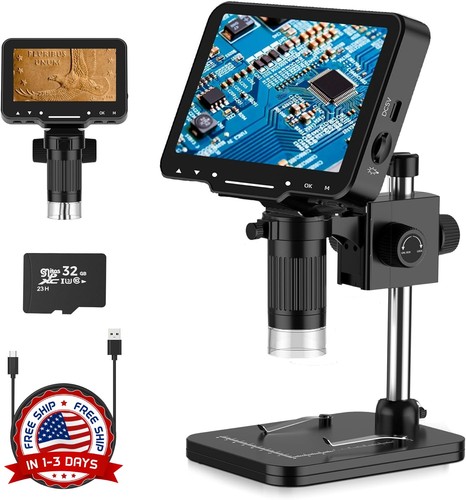 Microscopio digital lcd 3 - microscopio, 4,3