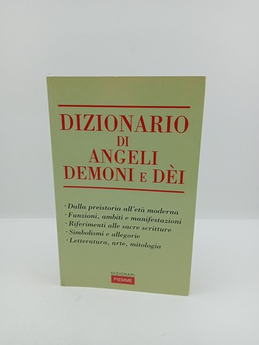 Dizionario angeli demoni e - dizionario,
