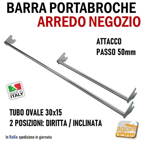Barra portabroche tubo - portabroche,