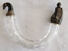 Fiaschetta profumo in giada e vetro fatta a mano mughal islamico qualità museale 