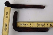 ANTICO FERRO BATTUTO CHIODI OGGETTI RURALE CIVILTA CONTADINA CHIODO TRAVE GANCIO