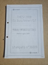 MANUALE IMPIANTO ELETTRICO" del Cacciamali Thesi 2008 Sc.bus/Inter/GT ^ 07/ 2009