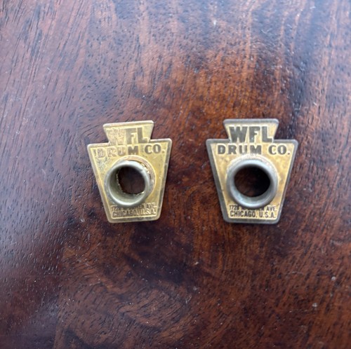 Due badge vintage - wfl, drums