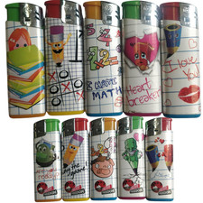 ACCENDINI SMOKING ENJOY FREEDOM SERIE x5 SCUOLA MATITE NUMERI RARI DA COLLEZIONE