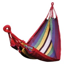 Amaca in cotone brazil 200x80 cm resistente 130kg dondolo lettino da appendere