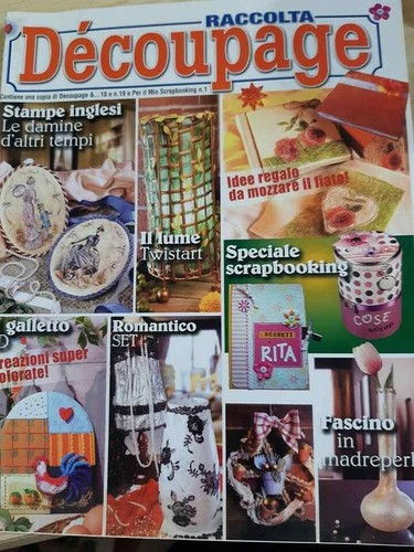 Raccolta decoupage rivista - raccolta,