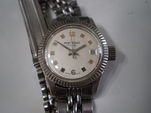 Orologio vintage mont - mont, rouge