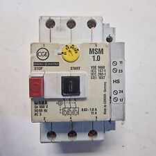 CGE General Electric Salvamotore Interruttore Magnetotermico MSM 1.0A