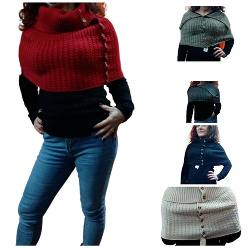 Coprispalle donna cappa - , collo