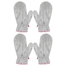  4 Pcs Guanti Per Pulizie Domestiche Riutilizzabili La Pulizia Dei Piatti