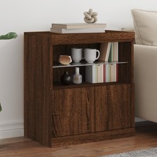 Credenza con Luci LED Rovere
