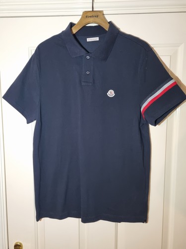 Moncler maglia polo top nero - maglia,