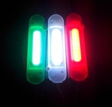 Bandiera Tricolore LED COB 3PZ Camion Bus Luci Anteriore Indicatore Rimorchi 12V
