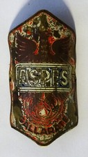 ASPES GALLARATE-SMALTATO FREGIO STEMMA BICICLETTA EROICA HEAD BADGE BICYCLE-71-
