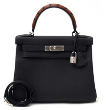 Hermes Kelly Au Galop 32 Bleu