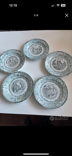 Piatti ceramica antichi - piatti,