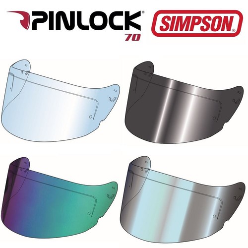 Visiera casco moto simpson - visiera,
