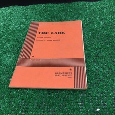 The Lark by Jean Anouilh Adapted by Lillian Hellman 1957 Play Script Bpok PB