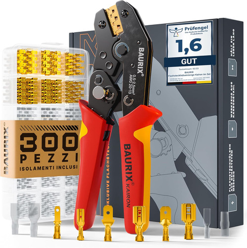 Set pinza crimpatrice con - crimpatrice,