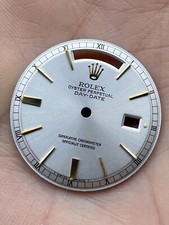 ROLEX DAYDATE 1803 SILVER DIAL AMAZING CONDITION YELLOW GOLD INDEX