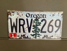 Targa metallica auto americana