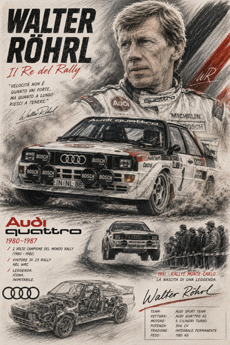 Walter röhrl audi - walter, quattro