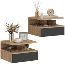 HOMCOM Set 2 Comodini Sospesi