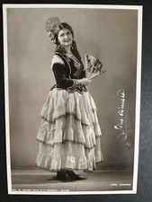 Soprano - Lina Aimaro nata a Bertasi (Torino). Autografo originale.