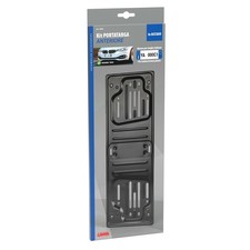Porta targa anteriore acciaio - anteriore,