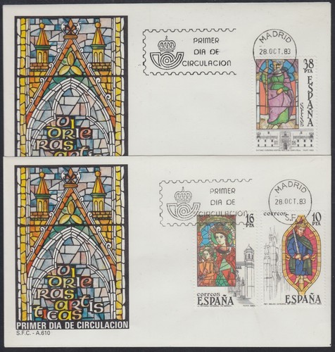 Spagna 2721 1983 vetrate - spagna,