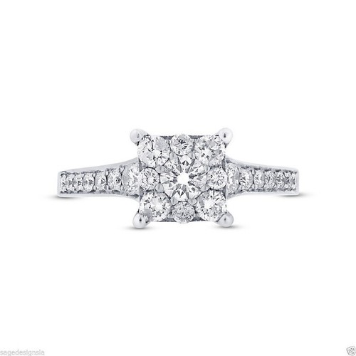 14k oro bianco diamante - bianco,